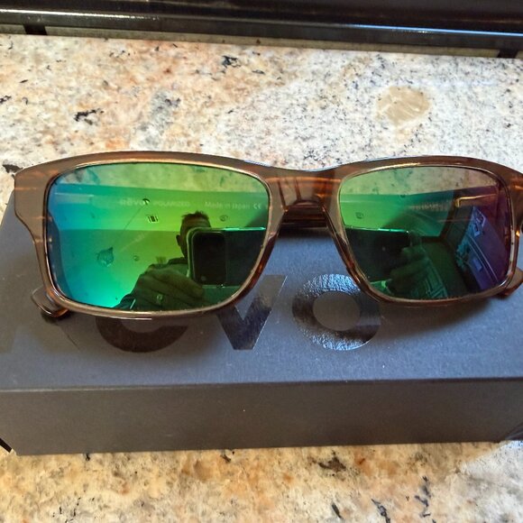 Revo Finley Brown Horn (Green Len's) Sunglasses Brownhorn - Picture 4 of 9